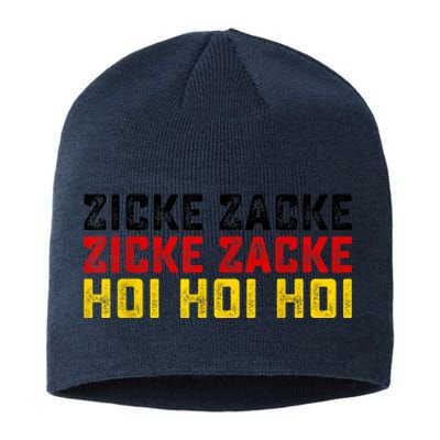 German Oktoberfest Zicke Zacke Zicke Zacke Hoi Hoi Hoi Sustainable Beanie