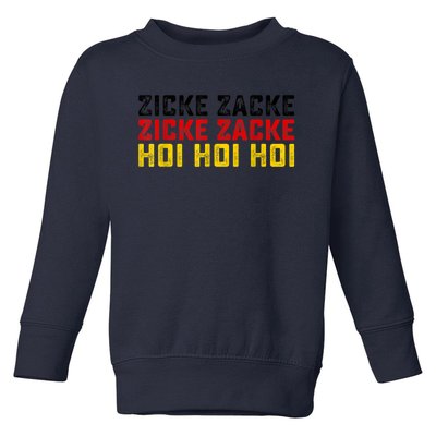 German Oktoberfest Zicke Zacke Zicke Zacke Hoi Hoi Hoi Toddler Sweatshirt