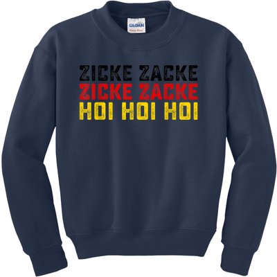 German Oktoberfest Zicke Zacke Zicke Zacke Hoi Hoi Hoi Kids Sweatshirt