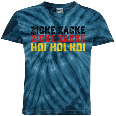 German Oktoberfest Zicke Zacke Zicke Zacke Hoi Hoi Hoi Kids Tie-Dye T-Shirt