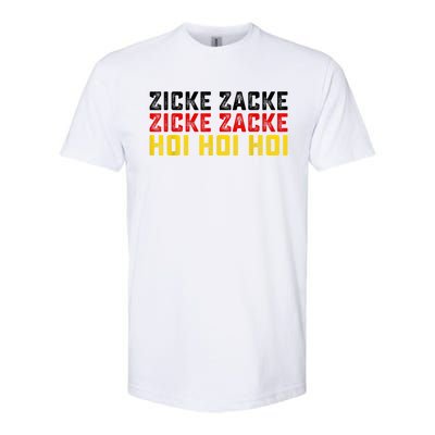 German Oktoberfest Zicke Zacke Zicke Zacke Hoi Hoi Hoi Softstyle CVC T-Shirt