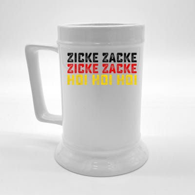 German Oktoberfest Zicke Zacke Zicke Zacke Hoi Hoi Hoi Beer Stein