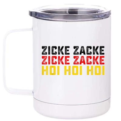 German Oktoberfest Zicke Zacke Zicke Zacke Hoi Hoi Hoi 12 oz Stainless Steel Tumbler Cup