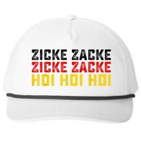 German Oktoberfest Zicke Zacke Zicke Zacke Hoi Hoi Hoi Snapback Five-Panel Rope Hat