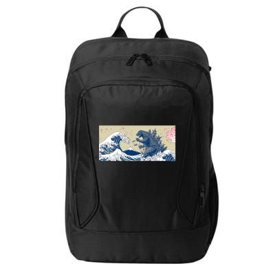 Monster VS the Great Wave Of Kanagaw City Backpack