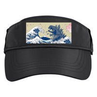 Monster VS the Great Wave Of Kanagaw Adult Drive Performance Visor