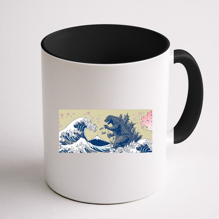 Monster VS the Great Wave Of Kanagaw Mug