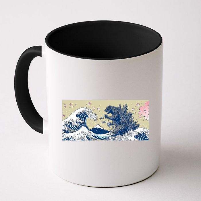 Monster VS the Great Wave Of Kanagaw Mug