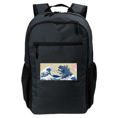 Monster VS the Great Wave Of Kanagaw Daily Commute Backpack