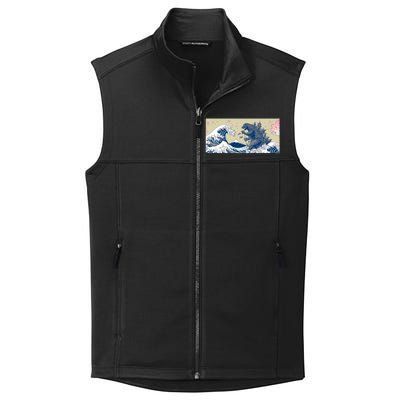 Monster VS the Great Wave Of Kanagaw Collective Smooth Fleece Vest