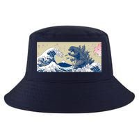 Monster VS the Great Wave Of Kanagaw Cool Comfort Performance Bucket Hat