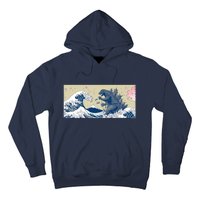 Monster VS the Great Wave Of Kanagaw Hoodie