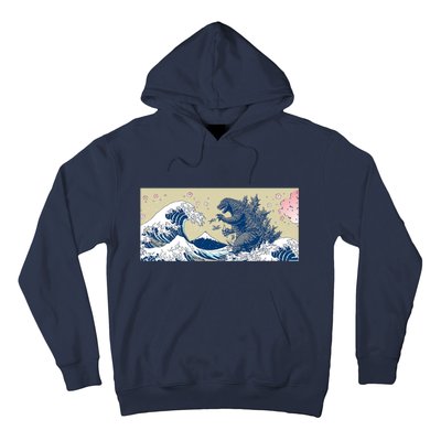 Monster VS the Great Wave Of Kanagaw Hoodie