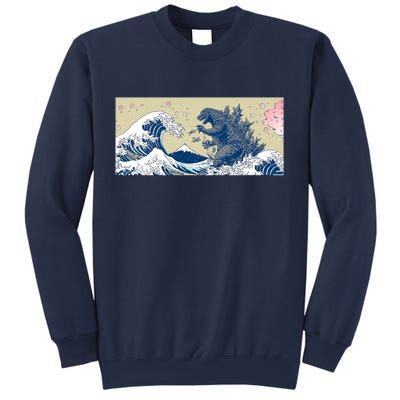 Monster VS the Great Wave Of Kanagaw Sweatshirt