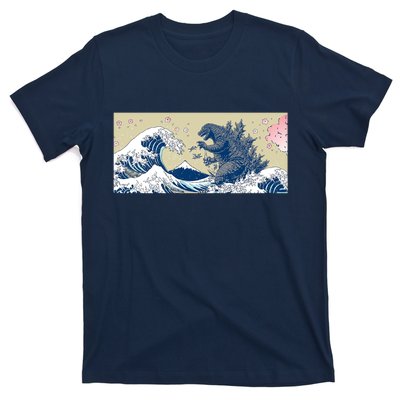 Monster VS the Great Wave Of Kanagaw T-Shirt