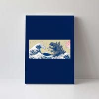 Monster VS the Great Wave Of Kanagaw Canvas