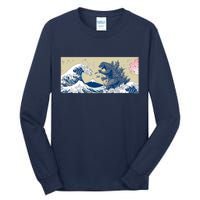 Monster VS the Great Wave Of Kanagaw Tall Long Sleeve T-Shirt