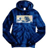 Monster VS the Great Wave Of Kanagaw Tie Dye Hoodie