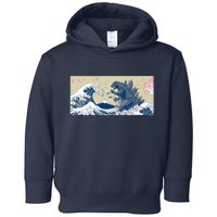 Monster VS the Great Wave Of Kanagaw Toddler Hoodie