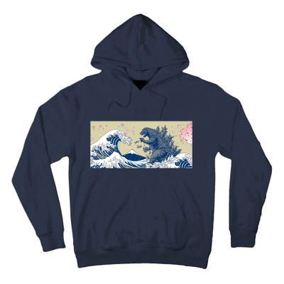 Monster VS the Great Wave Of Kanagaw Tall Hoodie