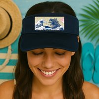 Monster VS the Great Wave Of Kanagaw Visor
