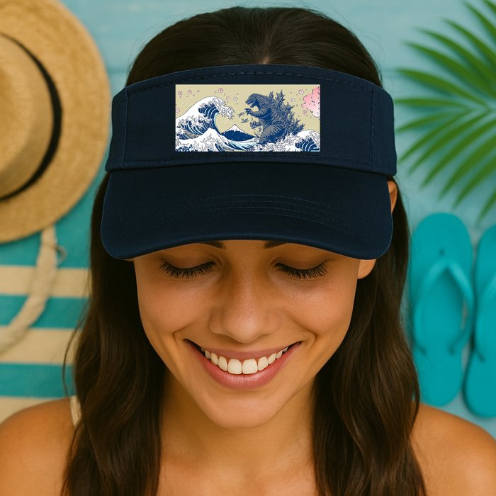Monster VS the Great Wave Of Kanagaw Visor