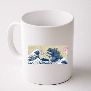 Monster VS the Great Wave Of Kanagaw Coffee Mug