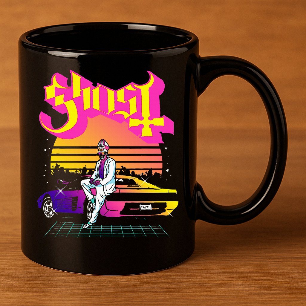 Ghost Papa 2 Vice 11oz C Handle Ceramic Mug