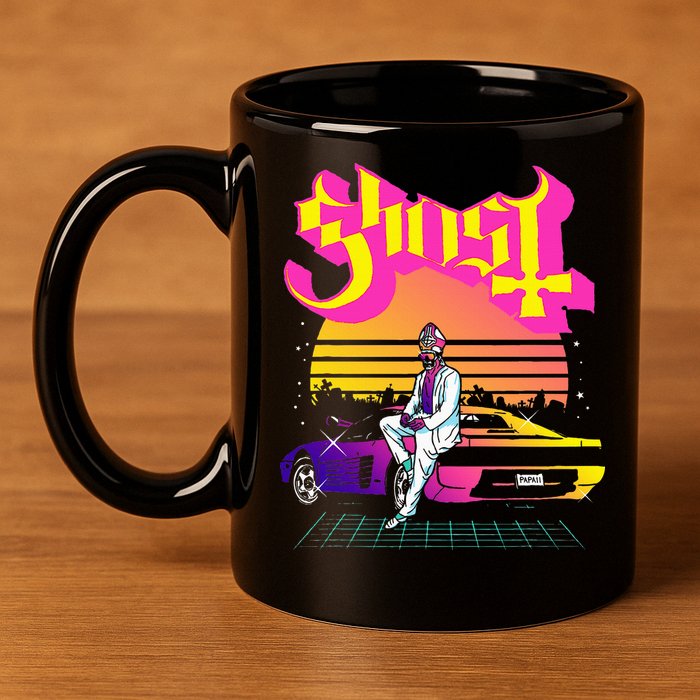 Ghost Papa 2 Vice 11oz C Handle Ceramic Mug