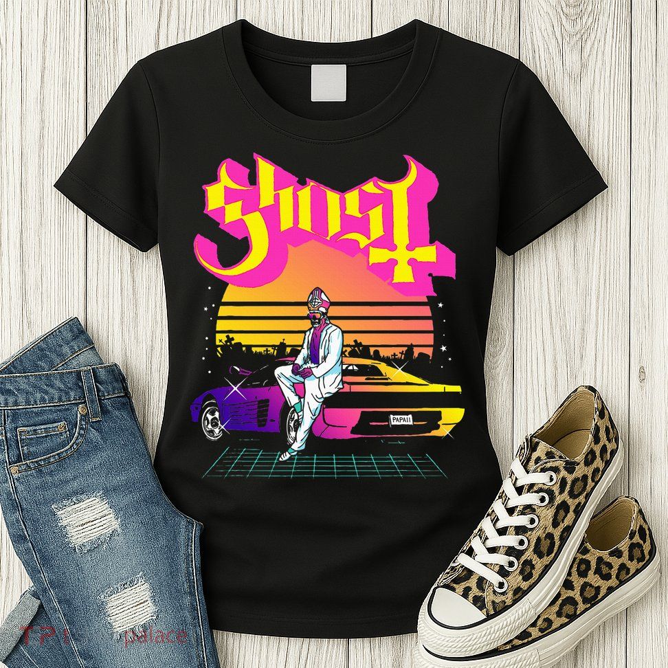 Ghost Papa 2 Vice Womens T-Shirt
