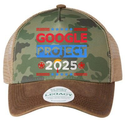 Google Project 2025 Retro Legacy Tie Dye Trucker Hat