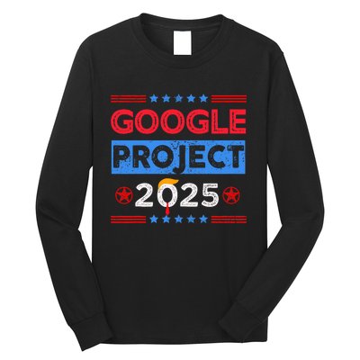 Google Project 2025 Retro Long Sleeve Shirt