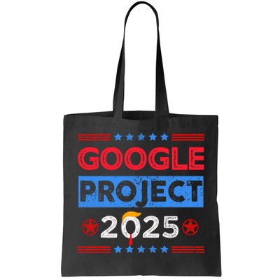 Google Project 2025 Retro Tote Bag