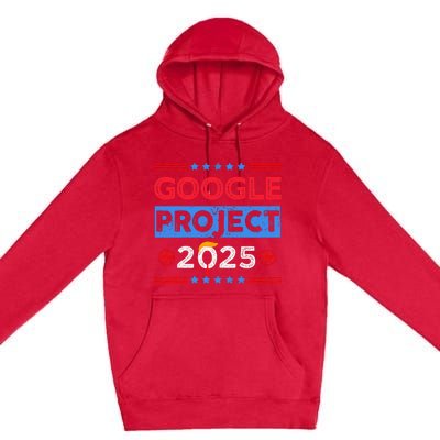 Google Project 2025 Retro Premium Pullover Hoodie