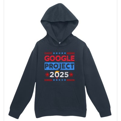 Google Project 2025 Retro Urban Pullover Hoodie