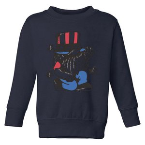 Gnome Patriot 4th Of July Toddler Sweatshirt