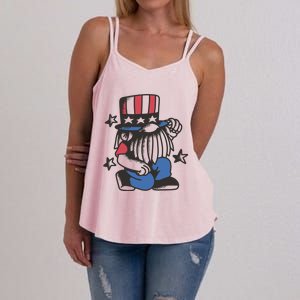 Gnome Patriot 4th Of July Women's Strappy Tank