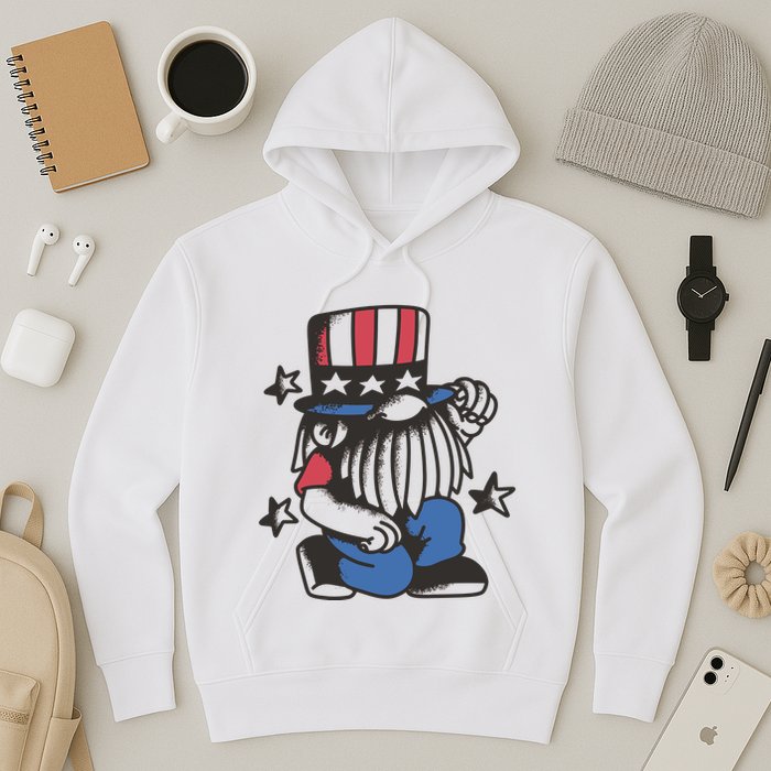 Gnome Patriot 4th Of July Hoodie