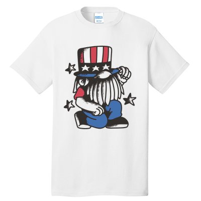 Gnome Patriot 4th Of July Tall T-Shirt