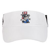 Gnome Patriot 4th Of July Adult Drive Performance Visor