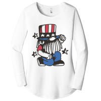 Gnome Patriot 4th Of July Women's Perfect Tri Tunic Long Sleeve Shirt