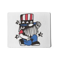 Gnome Patriot 4th Of July Mousepad