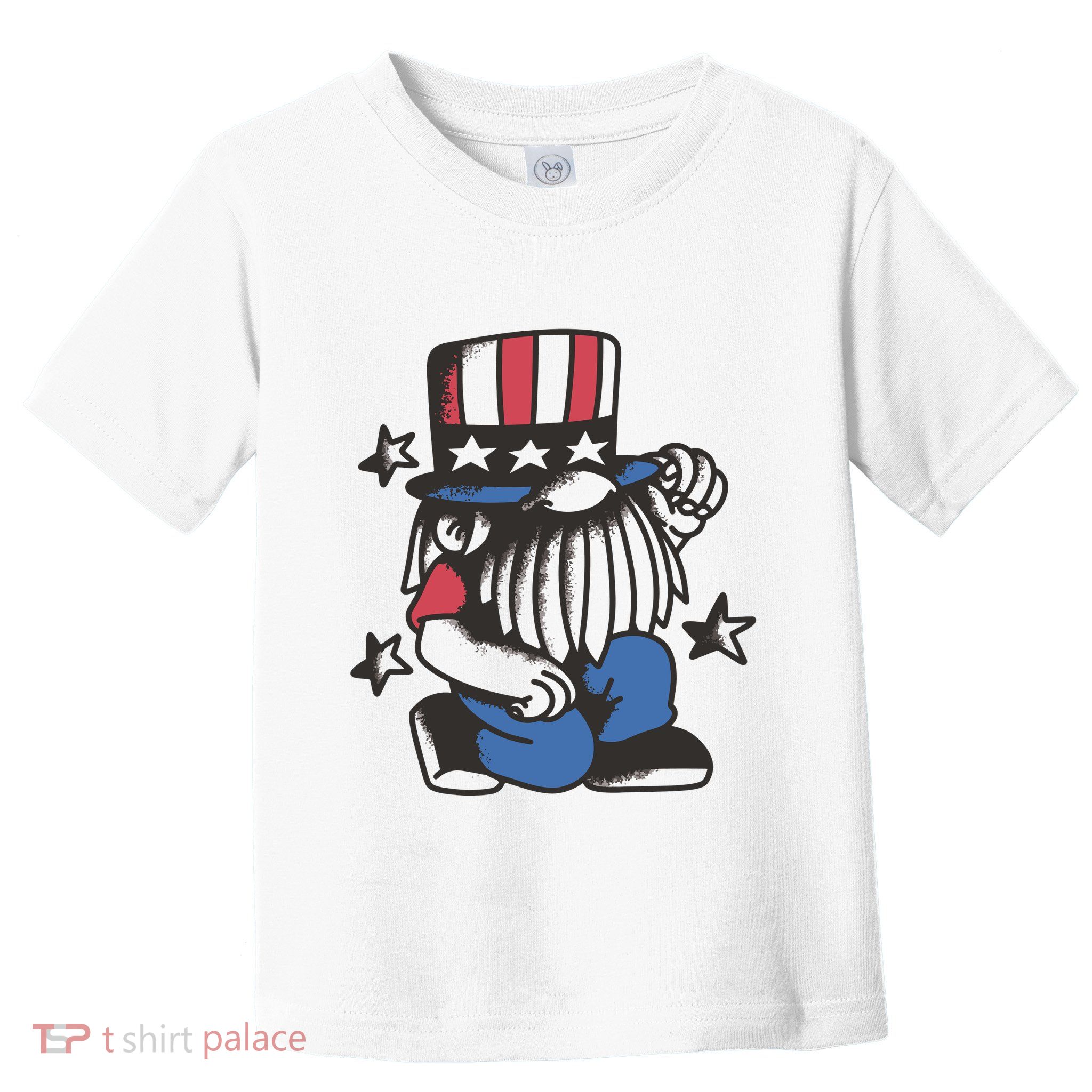 Gnome Patriot 4th Of July Toddler T-Shirt