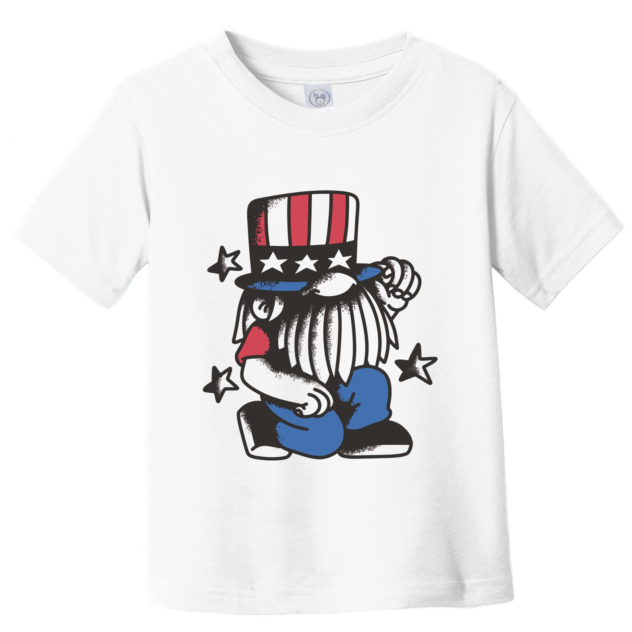 Gnome Patriot 4th Of July Toddler T-Shirt