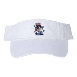 Gnome Patriot 4th Of July Valucap Bio-Washed Visor