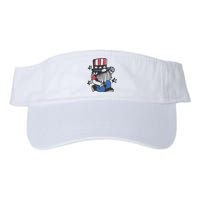 Gnome Patriot 4th Of July Valucap Bio-Washed Visor