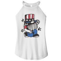 Gnome Patriot 4th Of July Women's Perfect Tri Rocker Tank