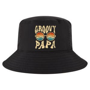 Groovy Papa 70s Aesthetic Nostalgia 1970's Retro Groovy Dad Cool Comfort Performance Bucket Hat