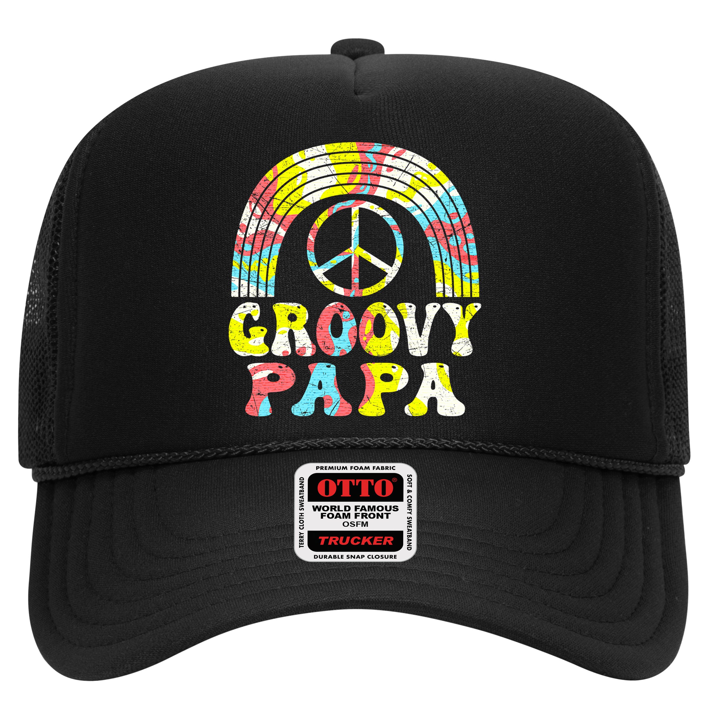 Groovy Papa 70s Aesthetic Nostalgia 1970s Retro Groovy Dad Hat