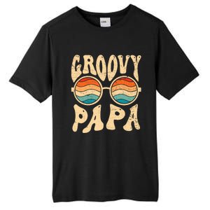 Groovy Papa 70s Aesthetic Nostalgia 1970S Retro Groovy Dad Tall Fusion ChromaSoft Performance T-Shirt